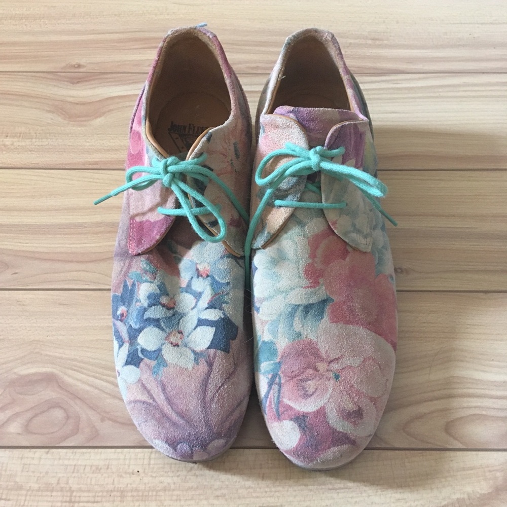 John Fluevog Floral Shoes